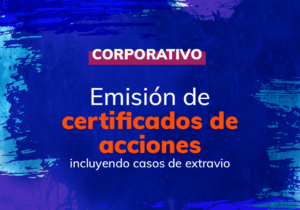 Emisión de certificados de acciones y cuotas, incluyendo casos de extravío
