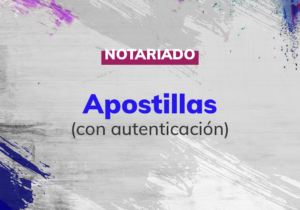 Apostillas (con autenticación)