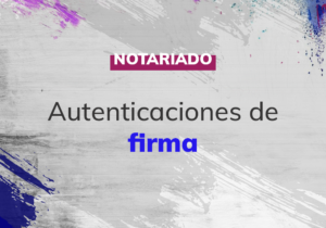 Autenticaciones de firma
