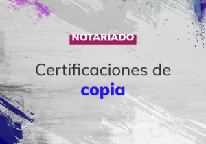 Certificaciones de copia