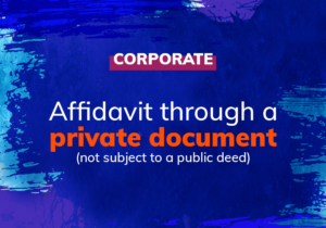 Affidavits in private document