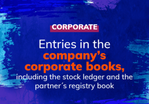 Certificates of Legal Entities