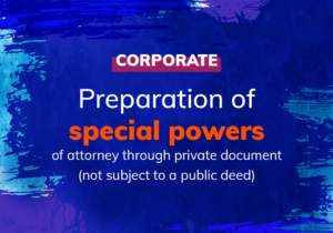 Special Powers of Attorney in private document