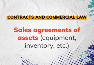 Puchase of Machinery, Inventory and Equipment Agreement