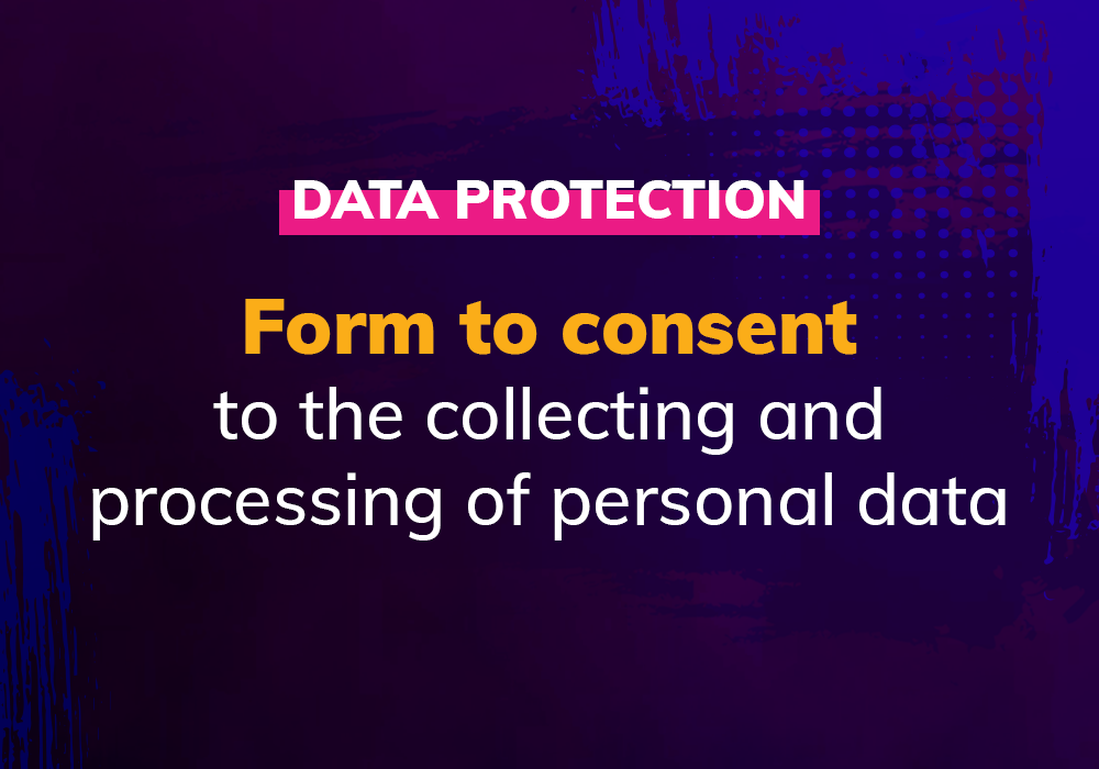 Preparation of Informed Consent for personal data collection