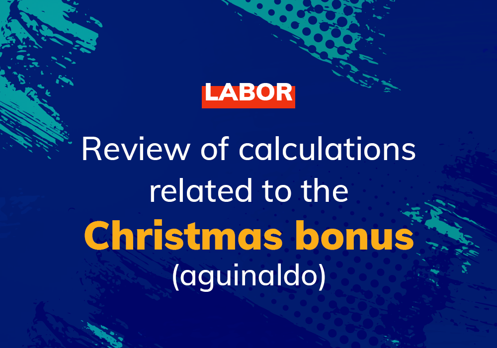 Review of Christmas Bonus calculations