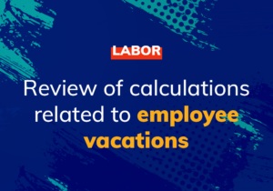 Review of vacation calculations