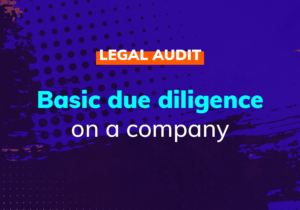 Corporate Due Diligence. Review of corporate books and public databases. It includes the preparation of a detailed summary, identifying the company's legal status and potential contingencies.