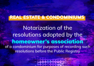 Notarization of Minutes of Condominium Assemblies